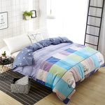 Duvet Cover Plaid Stripes