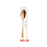 Gold Color Long Handle Spoons