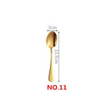 Gold Color Long Handle Spoons