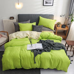 Double Patchwork Solid Duvet Covers