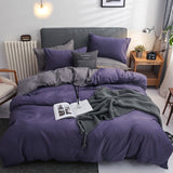 Double Patchwork Solid Duvet Covers