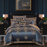 New Luxury Silk Jacquard Duvet Cover