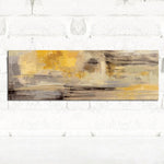 Modern Abstract Yellow Oil Painting