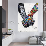 Street Graffiti Art Canvas Painting