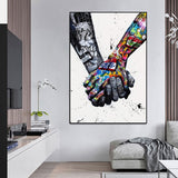 Street Graffiti Art Canvas Painting