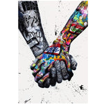 Street Graffiti Art Canvas Painting