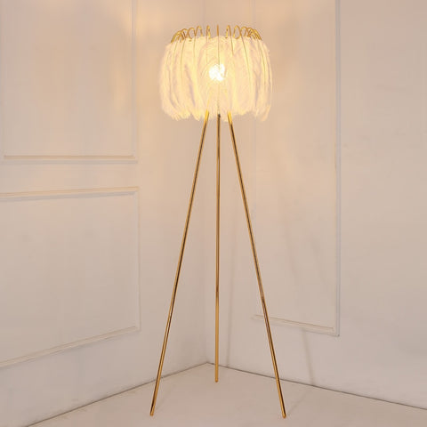 Nordic Luxury Feather Floor Lamp