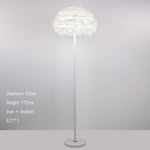 Nordic Luxury Feather Floor Lamp