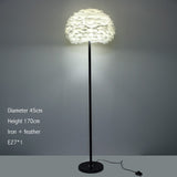 Nordic Luxury Feather Floor Lamp