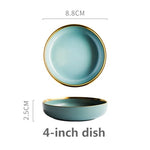 Solid Color Ceramic Plate