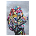 Street Graffiti Art Canvas Painting