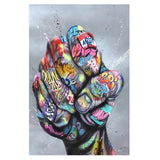 Street Graffiti Art Canvas Painting