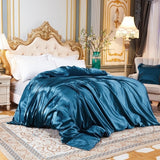 Duvet cover Solid color satin silk