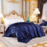 Duvet cover Solid color satin silk