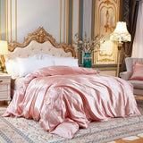 Duvet cover Solid color satin silk