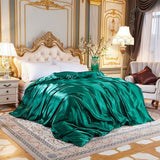 Duvet cover Solid color satin silk