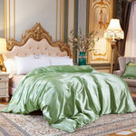 Duvet cover Solid color satin silk