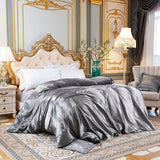 Duvet cover Solid color satin silk