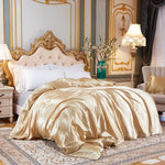 Duvet cover Solid color satin silk