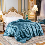 Duvet cover Solid color satin silk