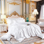 Duvet cover Solid color satin silk