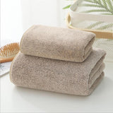 Charcoal Coral Velvet Bath Towel