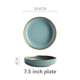 Solid Color Ceramic Plate