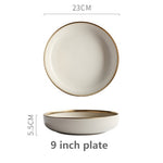 Solid Color Ceramic Plate