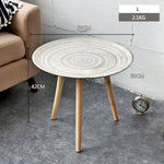 Creative Round Nordic Wood Coffee Table