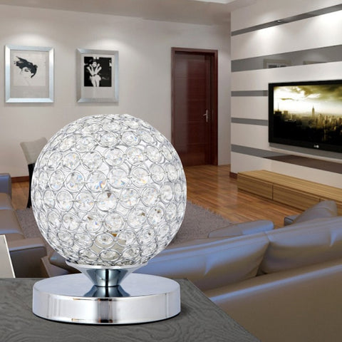 Luxury modern crystal table lamp