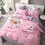 Cartoon color printing quilt cover