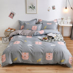 Cartoon color printing quilt cover